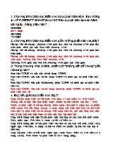 Đề trắc nghiệm thi kiến thức giáo viên giỏi mầm non (Có đáp án)